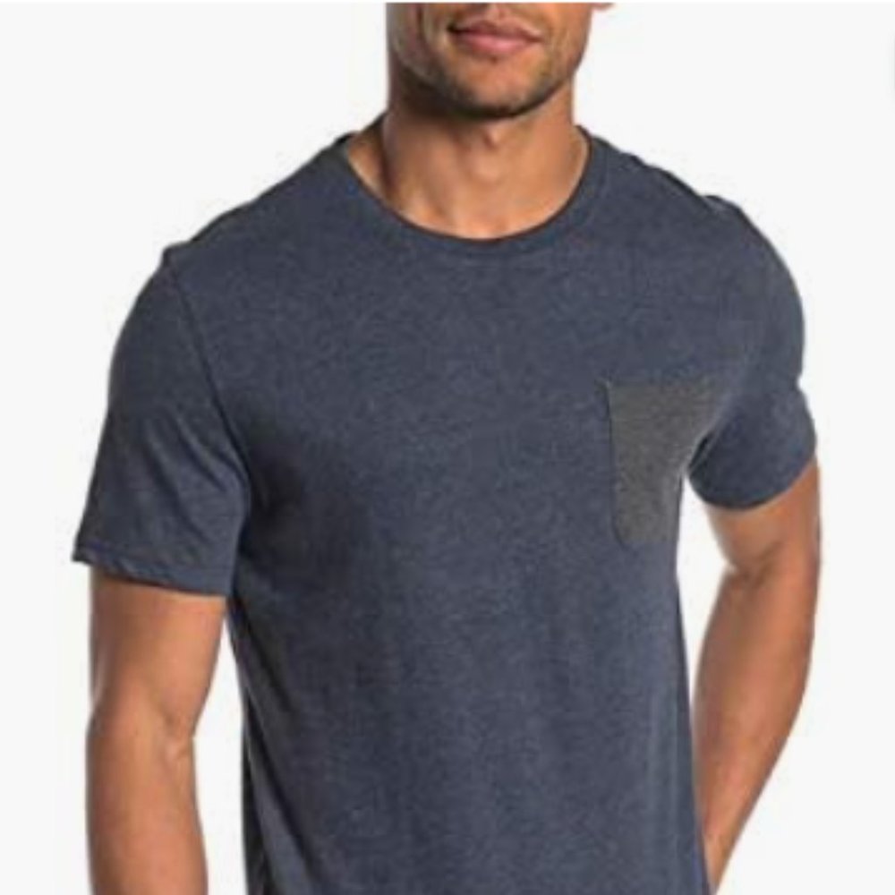Vince Camuto Men's Sueded Jersey Pocket T-Shirt